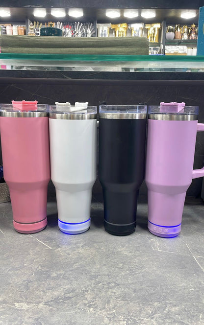 2 in 1 Steel Tumbler with Bluetooth Speaker