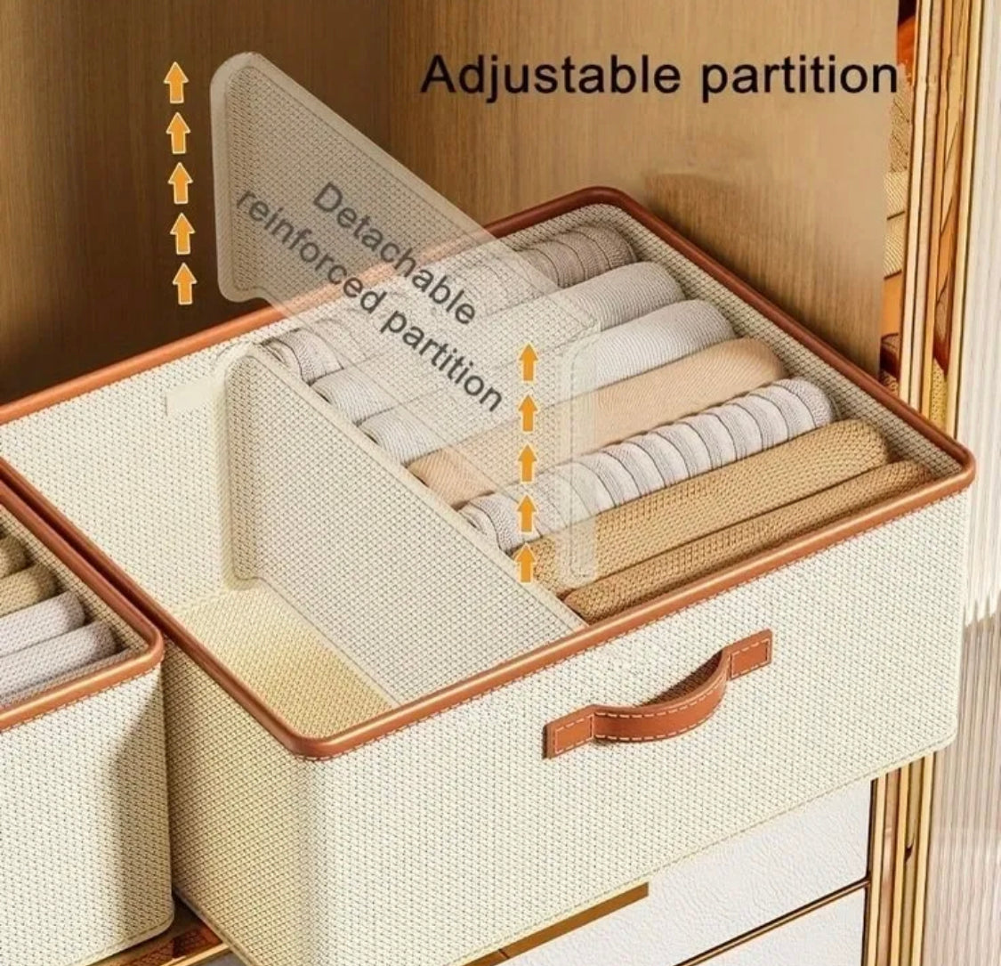 Large Capacity Wardrobe Clothing Organizer Storage Box