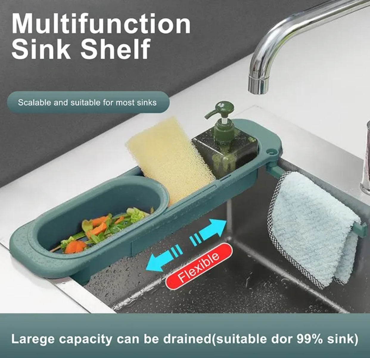 Kitchen Sink Drainer Rack