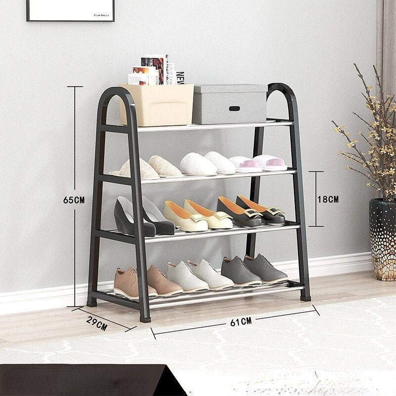 4 Layers A-Shaped Shoe Rack