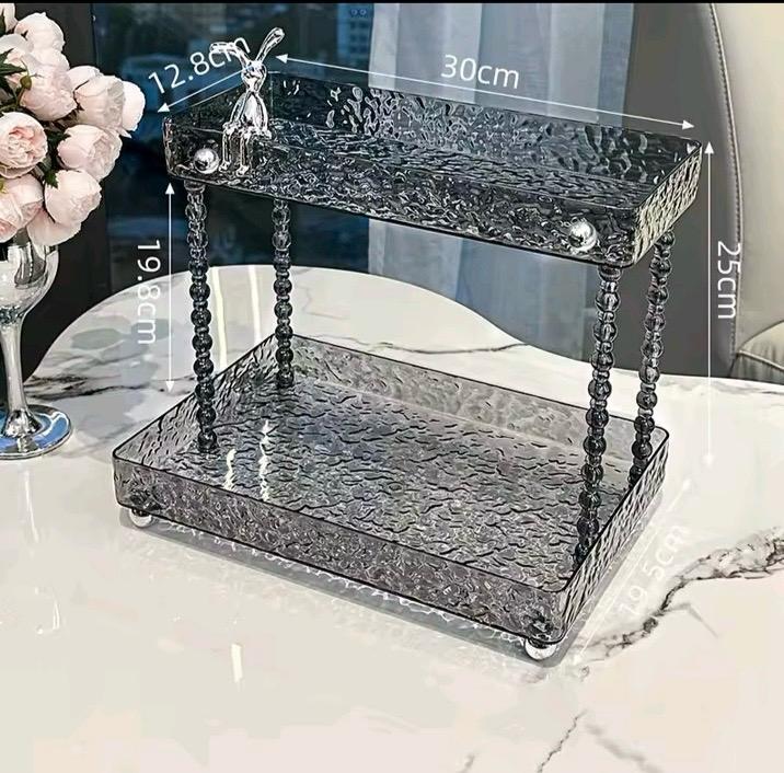 2 Layer Acrylic Cosmetic Organizer