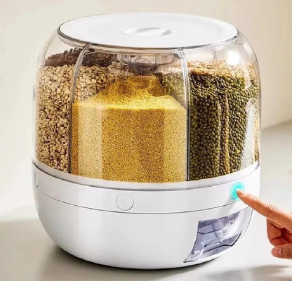 10kg Rotating Rice Cereal Dispenser