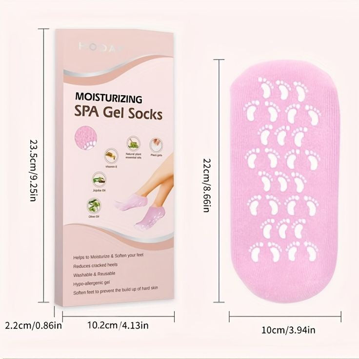 Silicone Moisturizing Gel Socks