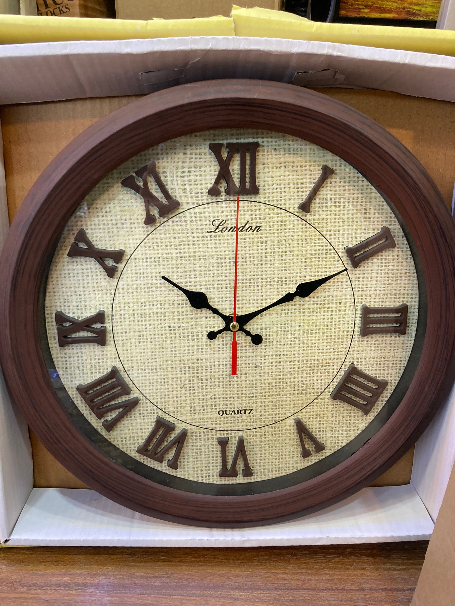 Wooden Wall Clock For Home Decor