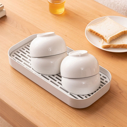 Double Layer Dish Drainer Tray