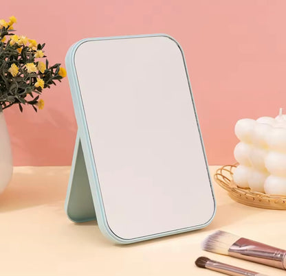 Foldable Cute Table Mirror with Stand