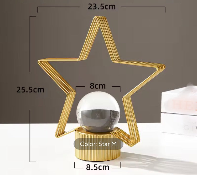 Metal Star Showpiece for Home Decor