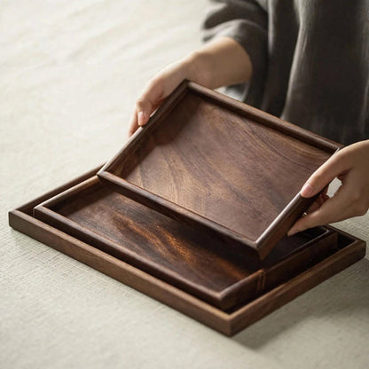 3 Pcs Wooden Tray Set (Best Quality)
