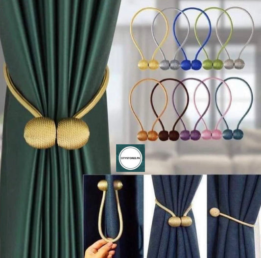 Magnetic Ball Curtain Holder