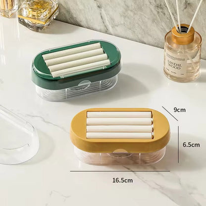 Soap Dispenser with Roller with Liquid Storage