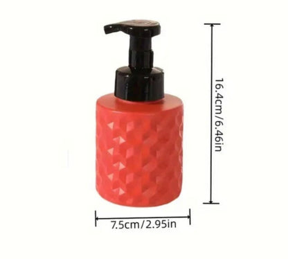 Multipurpose Diamond Shape Soap/Shampoo/Liquid Push Dispenser Bottle