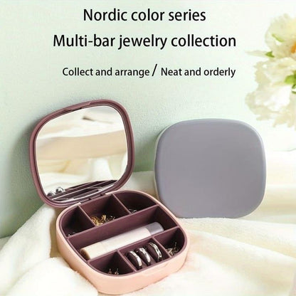 Portable Jewellery Organizer with Mirror