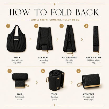 Foldable Travel Keychain Tote Bag