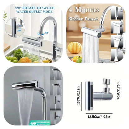 4 Modes Rotatable Water Faucet