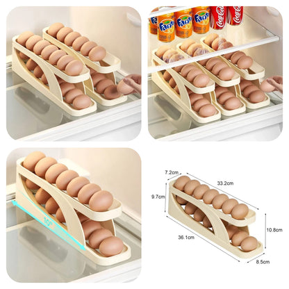 2 Layer Automatic Rolling Egg Tray