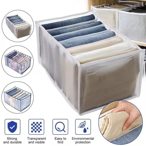 7 Grids Clothes Organizer (Best Quality)