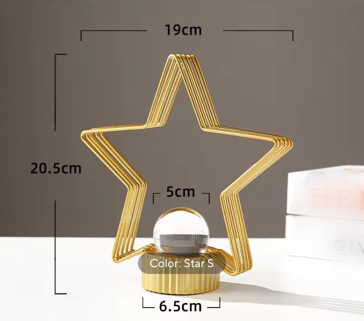 Metal Star Showpiece for Home Decor