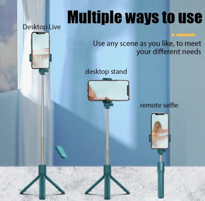 3 in 1 Foldable Tripod Stand with Remote
