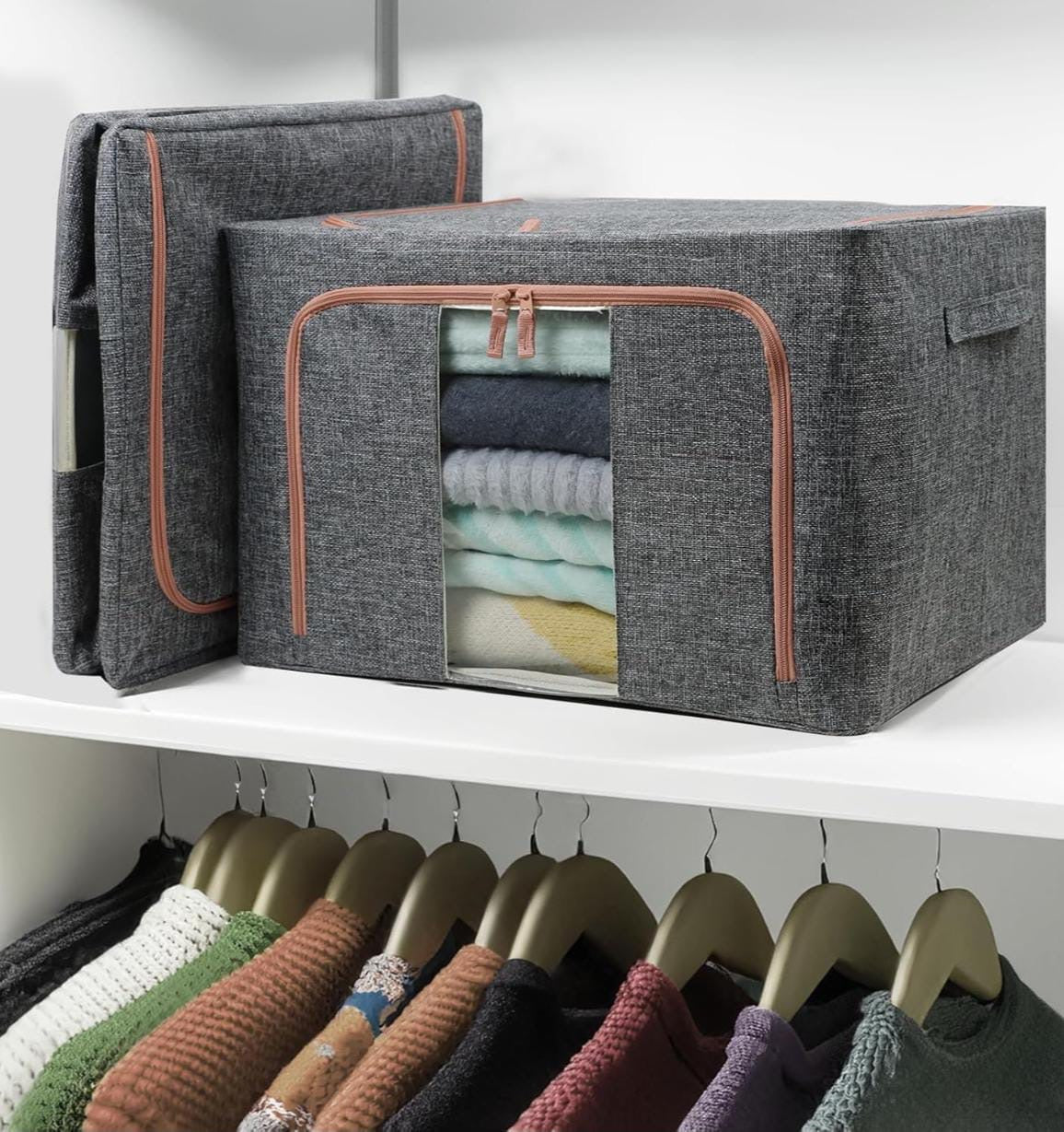 66 Litre Foldable Clothes Storage Box