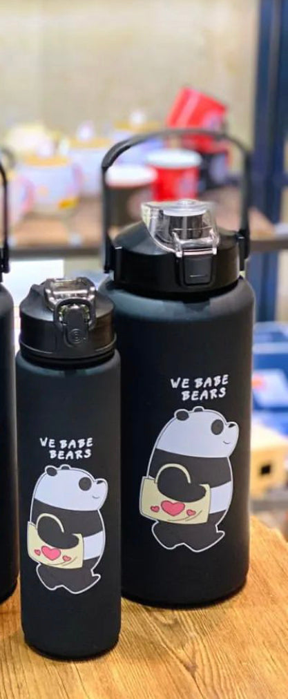 3 pcs Bear Bottle Set