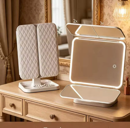 Rechargeable Led Makeup Mirror with 3 Light Modes