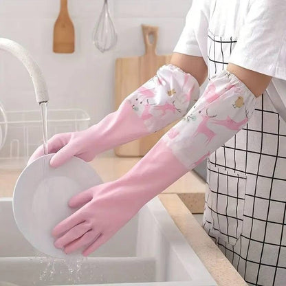 Big size Dishwashing Gloves