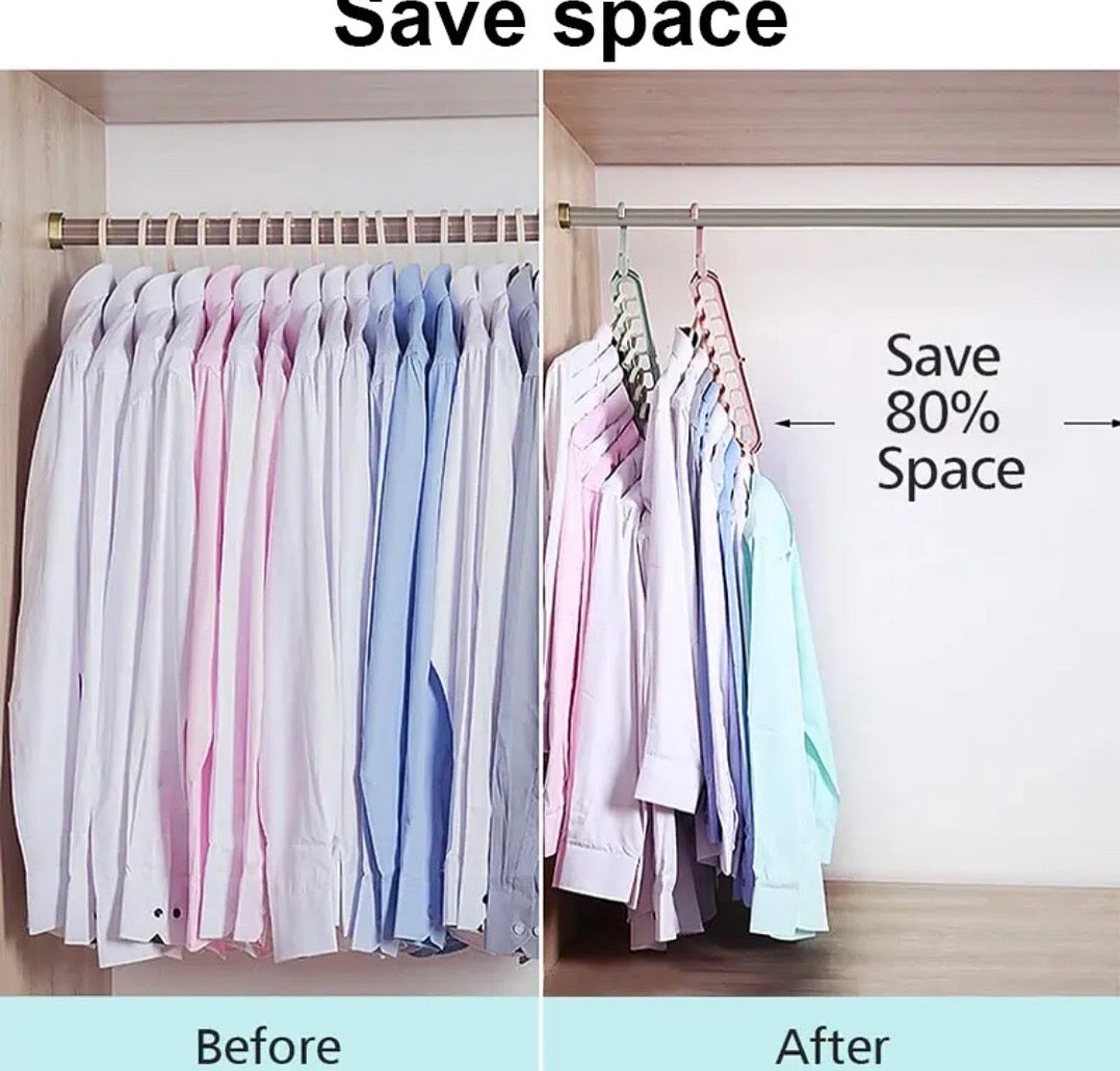 9 Holes Multifunction Clothes Hanger