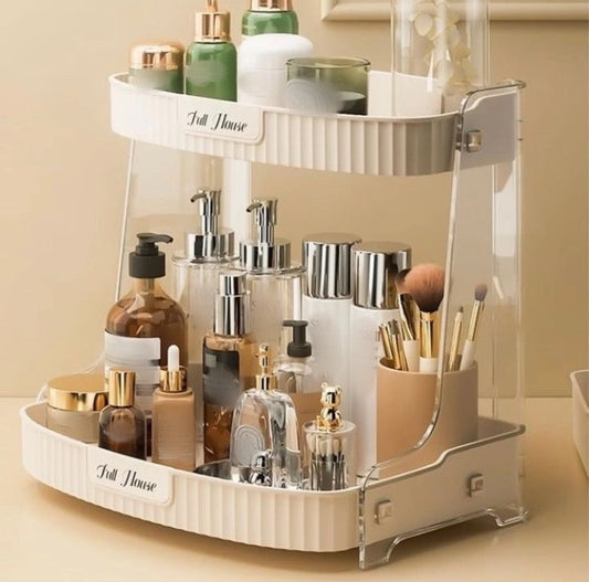 2 Layer Cosmetic Makeup Organizer