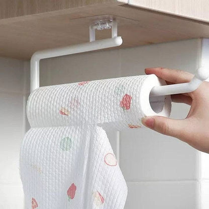 Wall-Adhesive Tissue Roll Holder