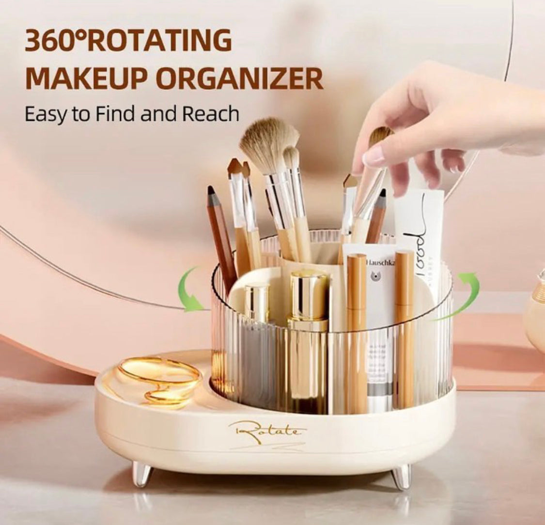 360 Rotation Makeup Cosmetics Organizer Holder Storage Organizer