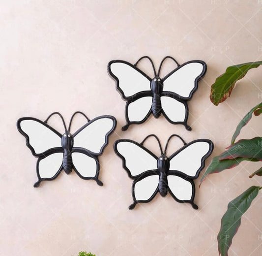 3 Pcs Butterfly Wall Decor Motifs