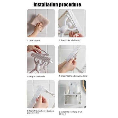 2 Layer Wall Mounted Shelf