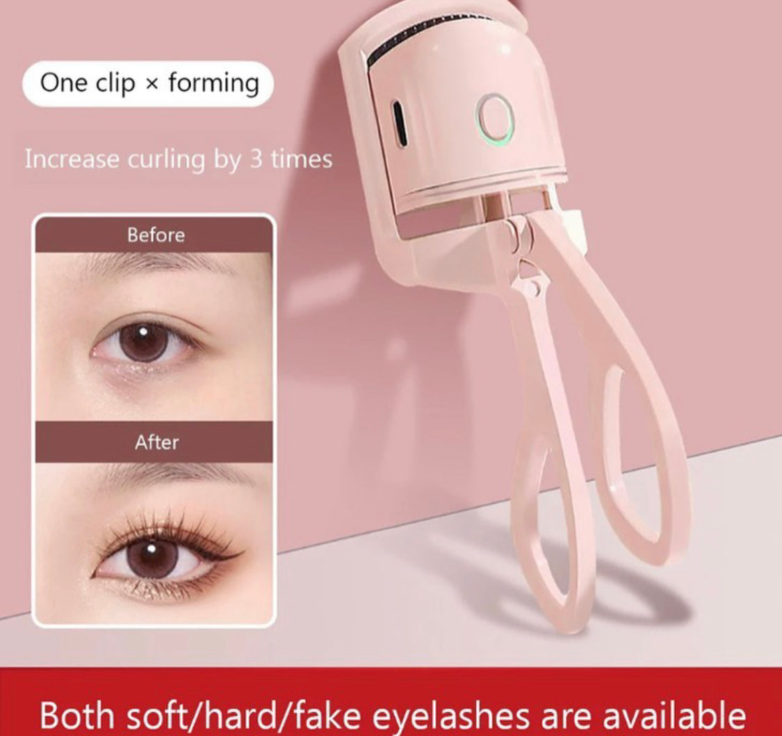 Portable Rechargeable Electric Heated Eyelashes Curler