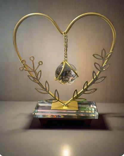 Heart Shape Crystal Ball Hanging For Decoration