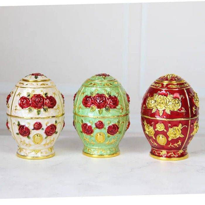 Rose Egg Shaped Toothpick Holder