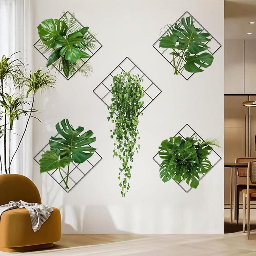 5 Pcs Set 3D Grass Wall Stickers