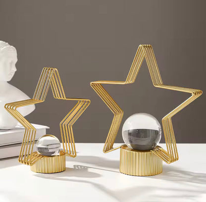 Metal Star Showpiece for Home Decor