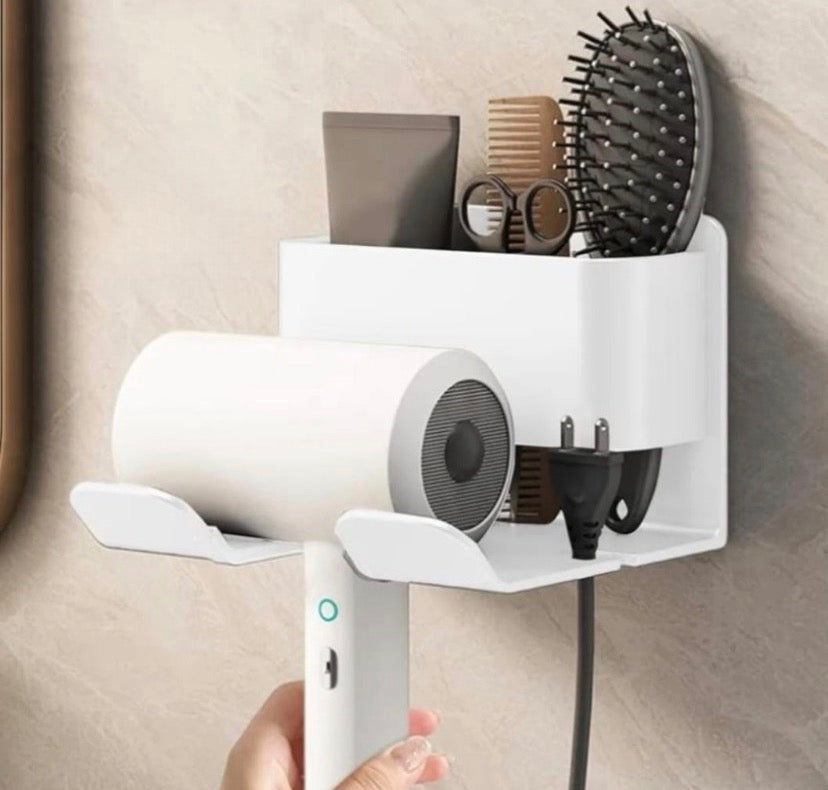 Wall Mounted Hair Dryer Holder