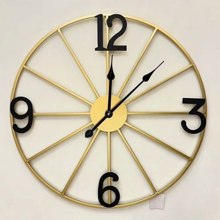 24 Inches Full Metal Wall Clock