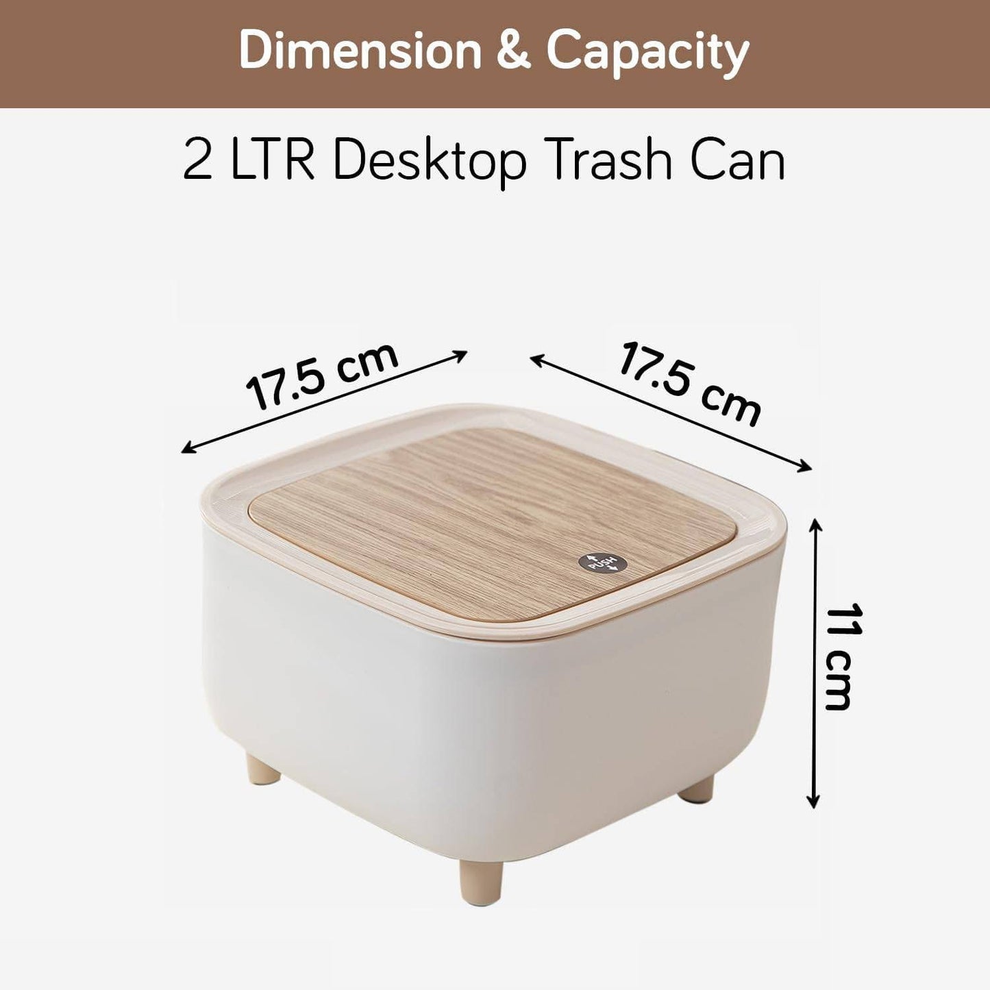 Automatic Press Table Dustbin
