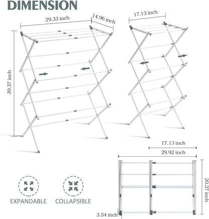 Foldable Clothes Drying Rack