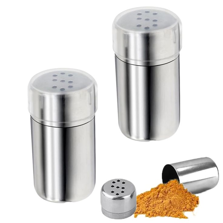 Pack of 2 Salt and Spice Jars