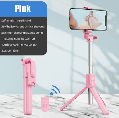 3 in 1 Foldable Tripod Stand with Remote