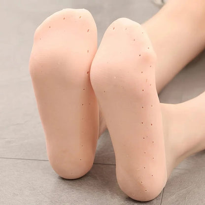 Silicone Moisturising Full Heel Socks
