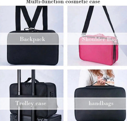3 Layer Large Capacity Makeup Vanity Bag