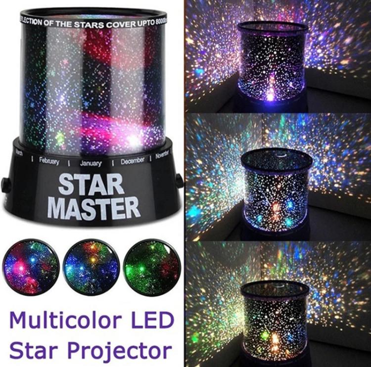 Multicolour Starry Night Light Projector