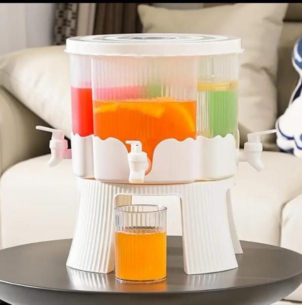 4 Compartment Rotating Juice Dispenser