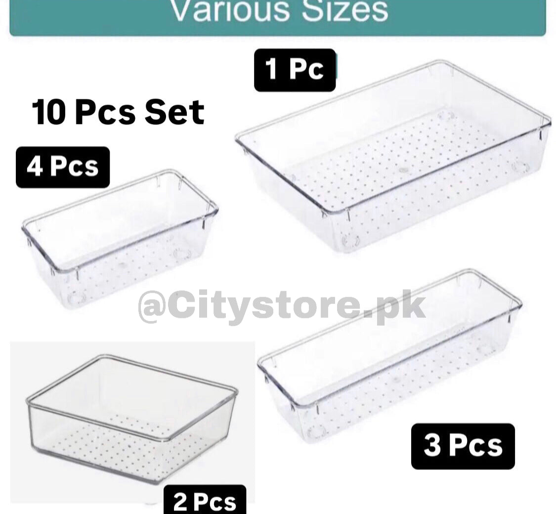 Acrylic Storage Box Cosmetic Drawer Organizers