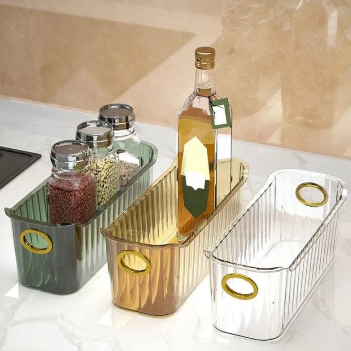 Multipurpose Storage Acrylic Basket Organizer
