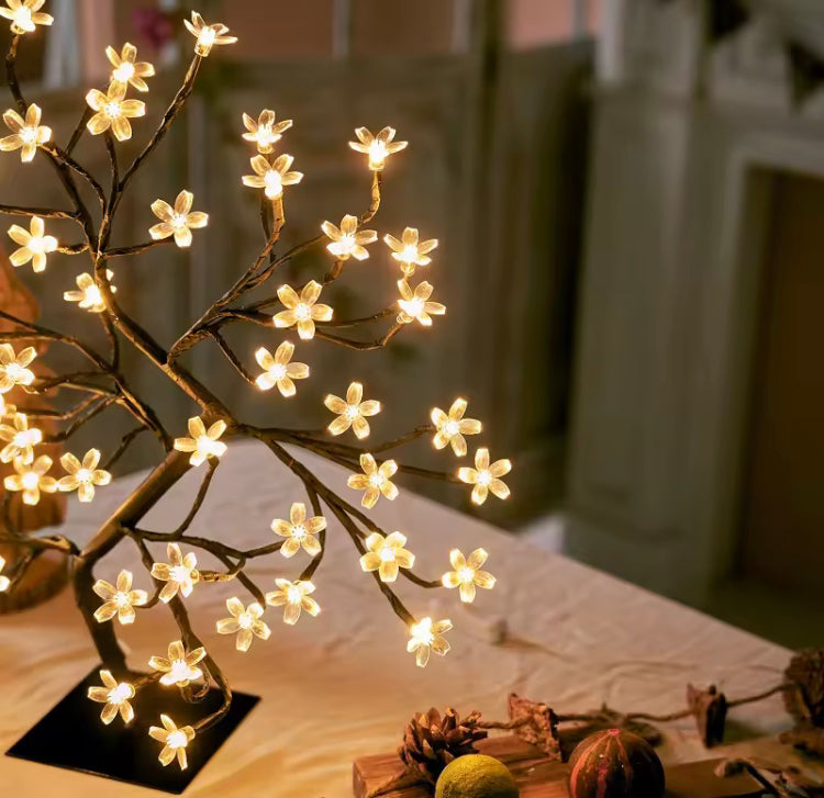 24 Led Cherry Blossom Lamp Tree